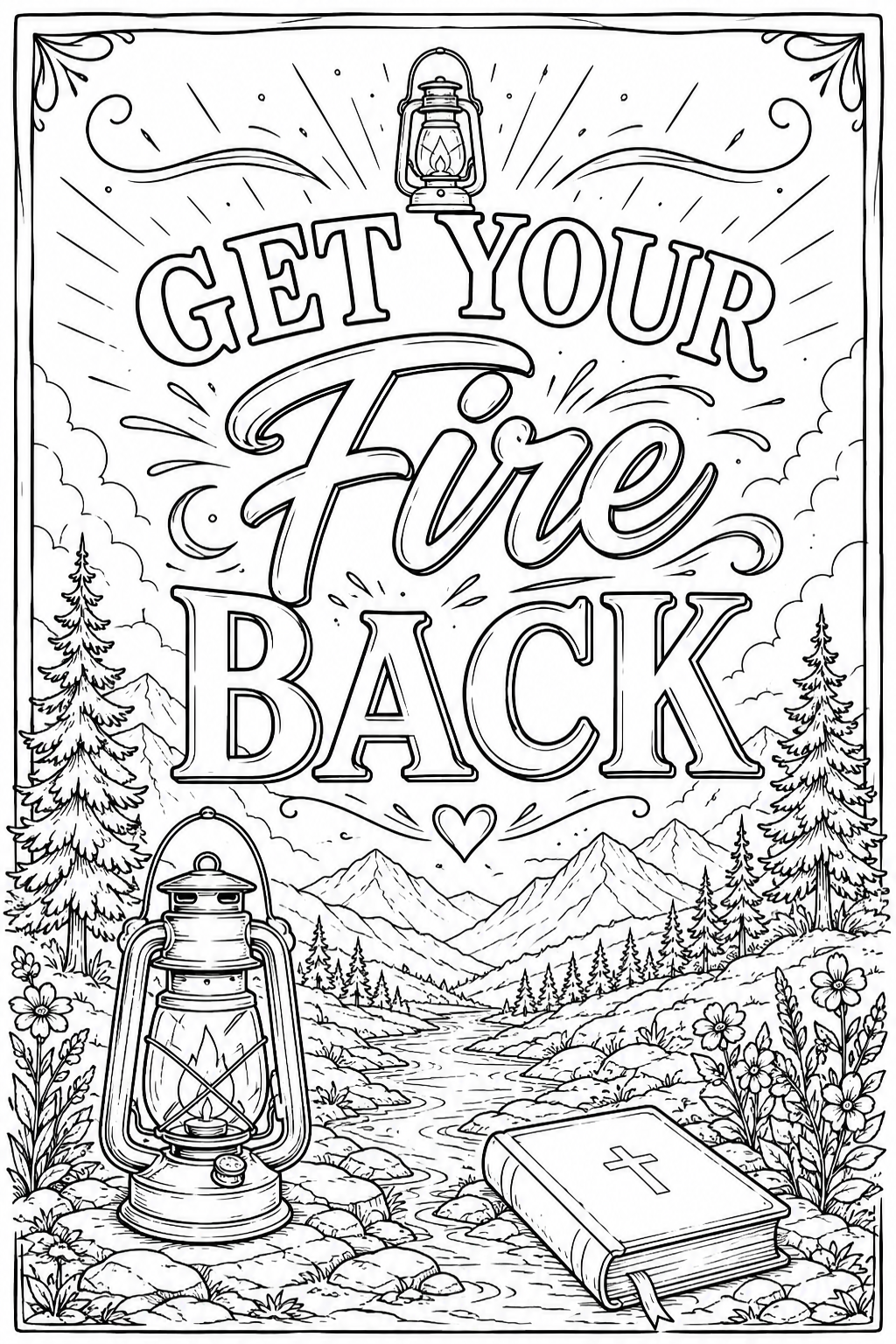 Get Your Fire Back Coloring Book